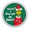 20" The Grinch You're A Mean One Round Framed Print
